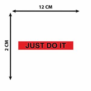 برچسب حرارتی مدل just do it